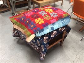 Rug and blankets