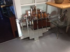 Retro mirror by Bassett