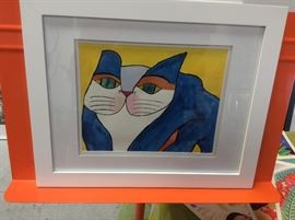 Painted cat