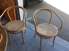 Thonet bentwood chairs