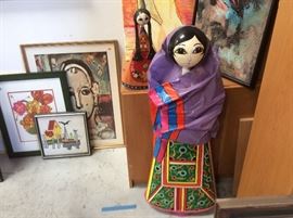 Big Swedish doll/statue