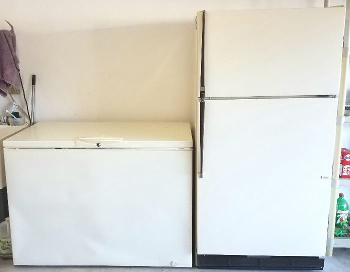 Chest freezer & Refrigerator