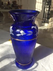 George Fenton Landmark Collection handpainted, signed vase