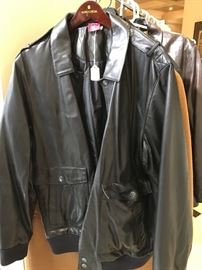 Nike Air Jordan Leather Coat