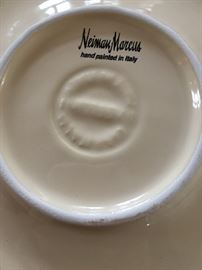 Neiman Marcus/Horchow Tuscan style "Medici" plates and serving pieces