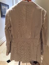 Gucci Men's Ticking Stripe sport coat (back)