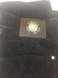 Versace Men's velvet jeans