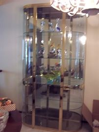 Brass and Glass Cabinet