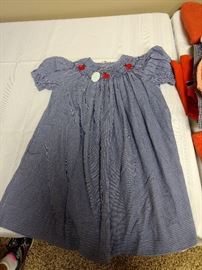 Just one of many beautiful smocked dresses!