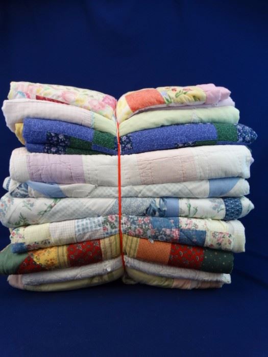 Various Quilts, Different Sizes