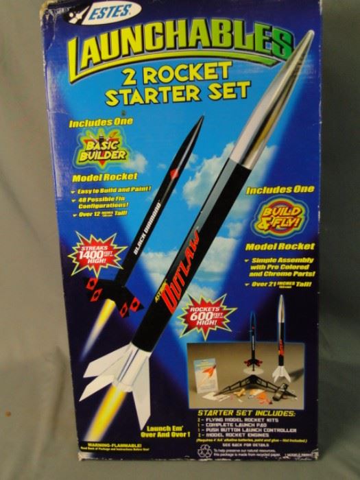 2 Launchables Model Rocket Starter Set