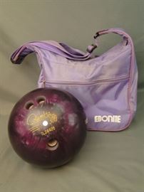 Columbra Purple Bowling Ball  &  Bag