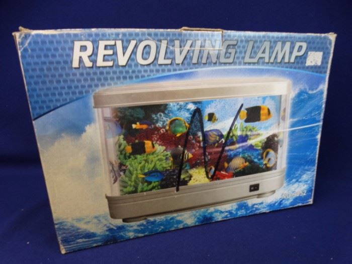 Revolving Light Up Action Lamp New York