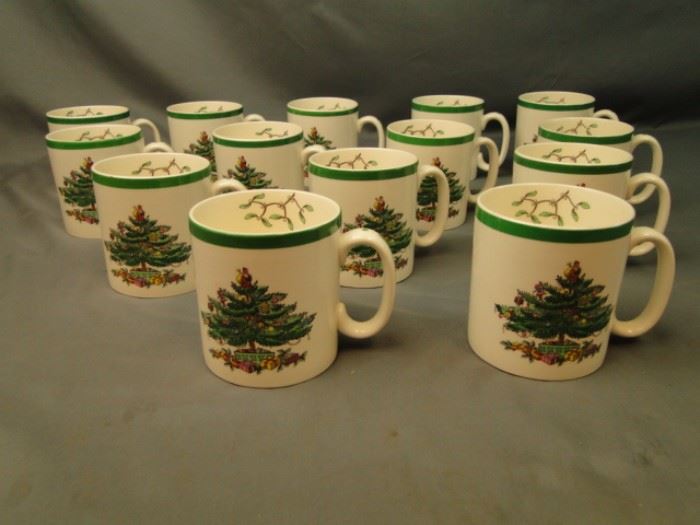 Spode Christmas Mugs