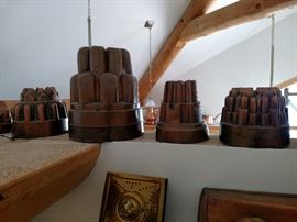 Antique copper molds