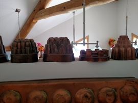 Antique copper molds