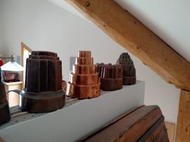 Antique copper molds