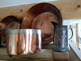 Copper pots and pans