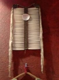 Men's bone and bead breastplate