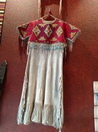 Native American Indian child's beaded dress