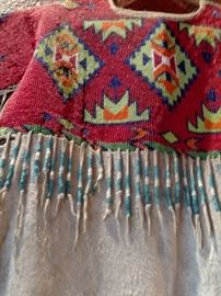 Closer view of the bead work