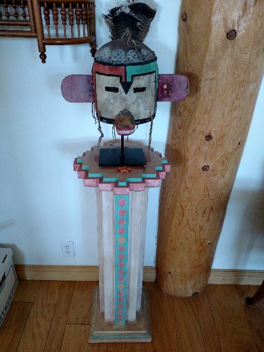 Hopi Mask with stand