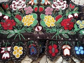 American Indian antique beaded girl's vest