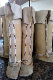 Pair American Indian boots