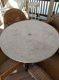 Stone top table