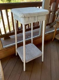 Wicker outdoor furniture