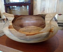 Ken Greider 1998 spalted maple bowl