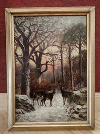 Late 19th century English School oil painting