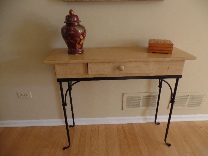 Foyer or Sofa table purchased at the Furniture Mart