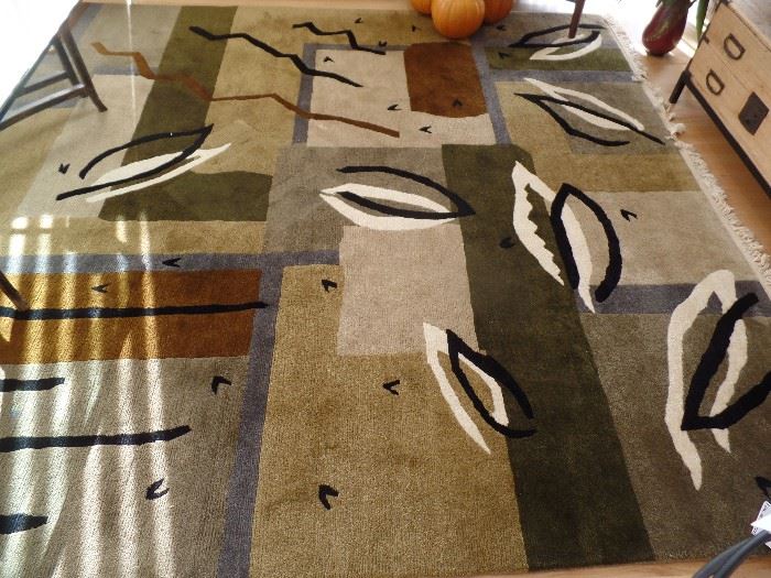 Tibetan 100% Wool rug 8 x 10