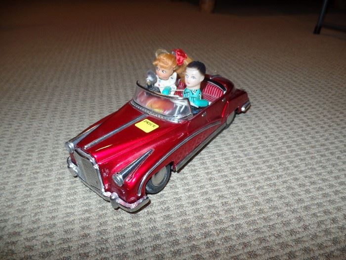 Vintage 1960's Original ME 630 Rolls Royce Convertible battery operated car - WORKS