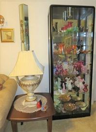 Glass Curio Cabinets, Fenton Glass
