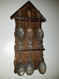 Set of detailed spoons