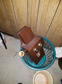 Faux old telephone