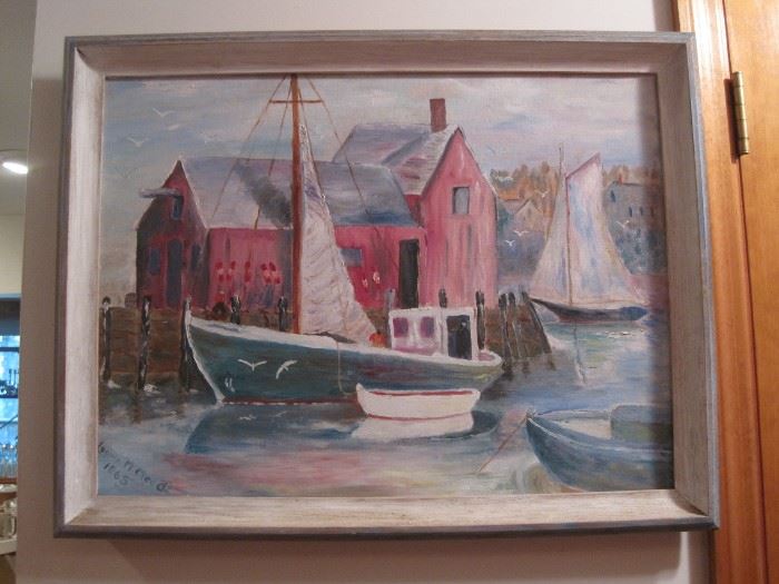 Rockport painting by Leona Mead