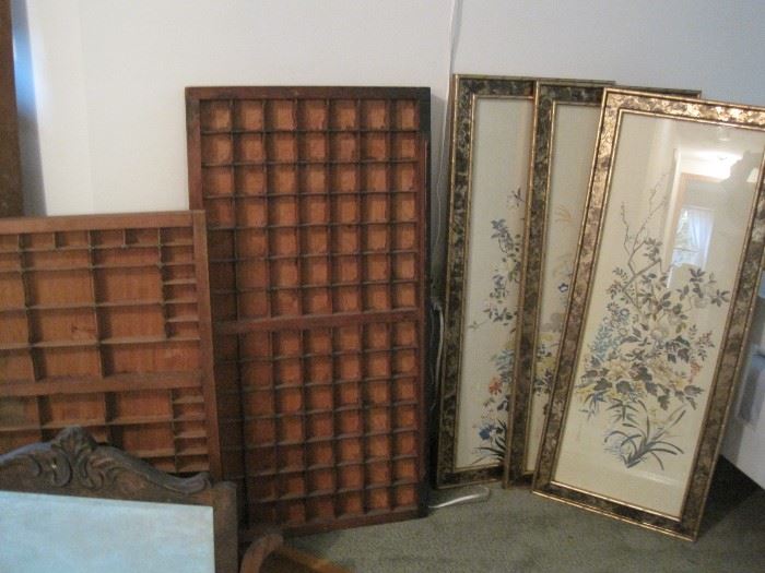 print trays & oriental prints
