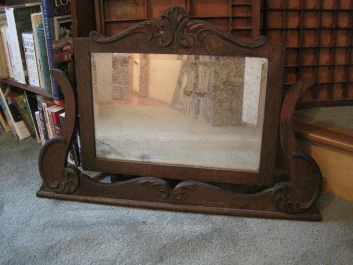 oak mirror for hi-boy that we do not have