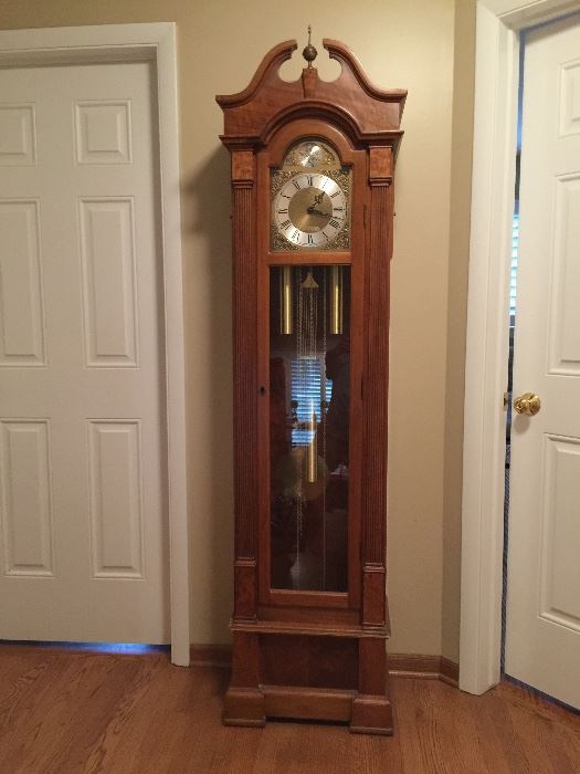 Amazing find! - Grandfather Clock made by Henry Frett, commissioned by Marshall Field.  Runs great; has been well maintained.