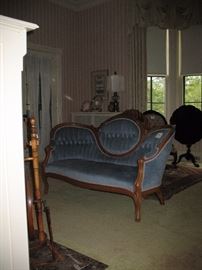Victorian style settee