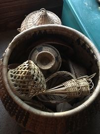 Lots more African baskets