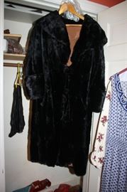 Gorgeous vintage black sable mink coat.  The family thinks it goes back to the 20's or 30's.  It is beautiful.