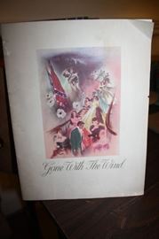 Rare program from Gone with the Wind initial movie in the 40's
