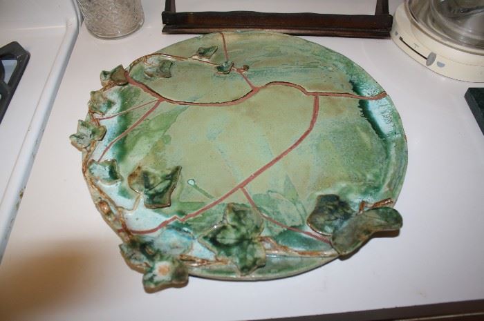 Handmade pottery platter.  Beautiful