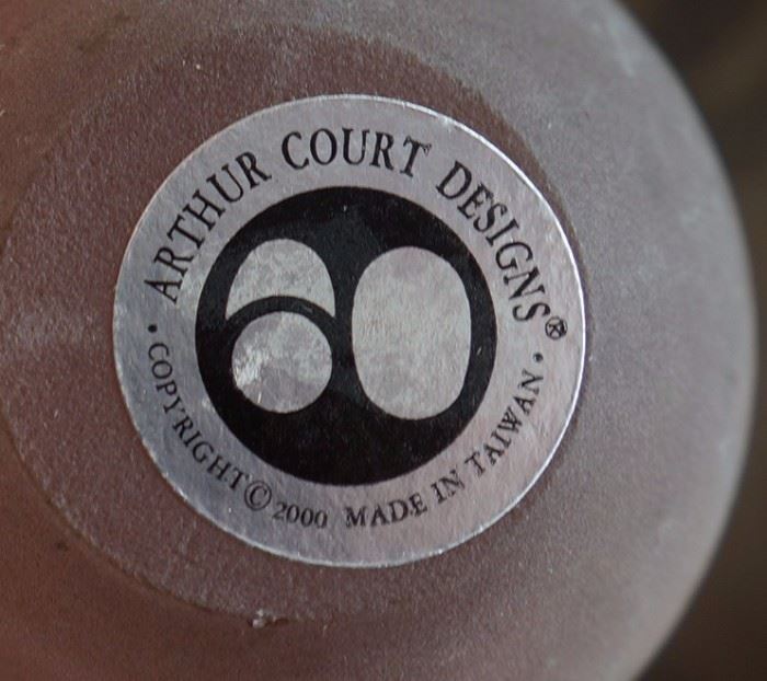 Glass egg by Arthur Court Designs