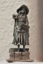 Pewter statue - small