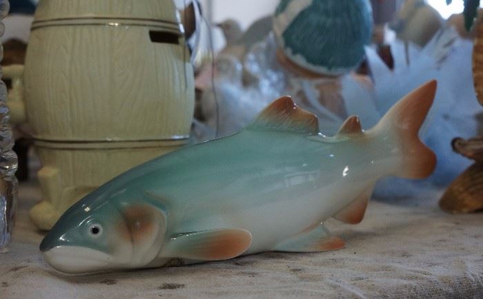 Vintage Noritake bone porcelain fish